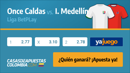 Apuestas Pronósticos Caldas vs. Independiente Medellín - Liga Betplay 05/03/22