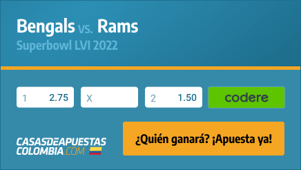 Aupestas Superbowl LVI 2022: Bengals vs. Rams en Casasdeapuestas-colombia.com