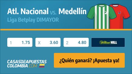 Apuestas Pronósticos Atlético Nacional vs. Medellín - Liga Betplay 06/03/22
