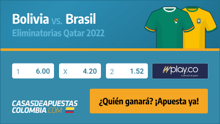 Apuestas Pronósticos Bolivia vs. Brasil - Eliminatorias Qatar 2022 29/03/22