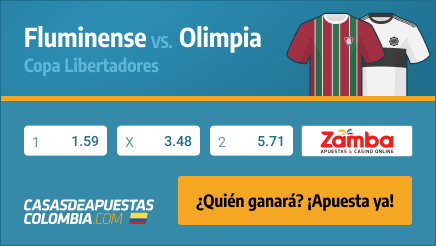 Apuestas Pronósticos Fluminense vs. Olimpia - Copa Libertadores 09/03/22