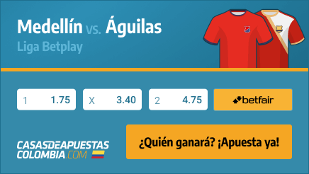 Apuestas Pronósticos Medellín vs. Águilas 01/03/22 — Liga Betplay