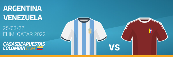 Pronósticos Argentina vs. Venezuela - Elim. Mundial 2022 25/03/22