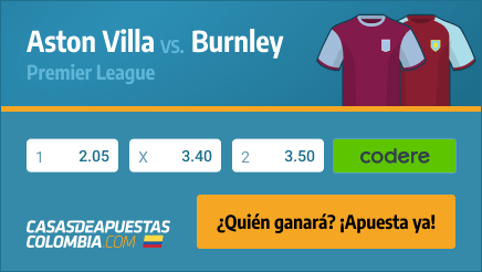Apuestas Pronósticos Aston Villa vs. Burnley - Premier League 19/05/2022