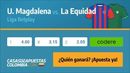 Apuestas Pronósticos Unión Magdalena vs. La Equidad - Liga Betplay 05/05/22