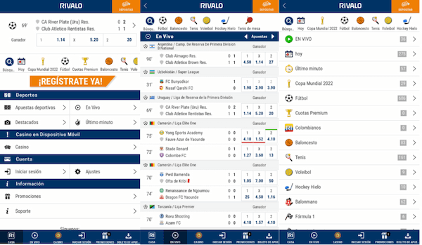 Rivalo Colombia App