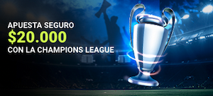 Promoción Cashback Luckia para la Champions League $20.000