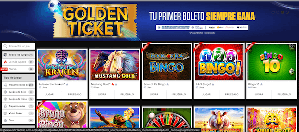 Opinión Mozzartbet - Juegos de casino de Mozzartbet