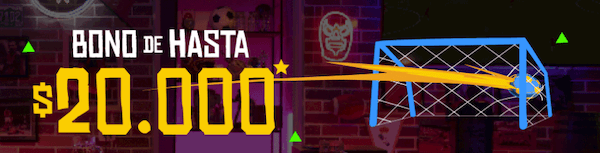 Bono de hasta $20.000 con tu primer depósito Rushbet disponible para Liga Betplay apuestas