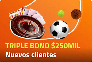 Luckia App - Triple bono de $250Mil Pesos