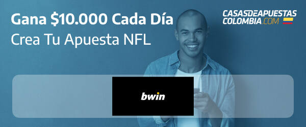 Gana con Crea Apuesta Bwin en los playoffs de la NFL - Una Freebet de $10.000 al día