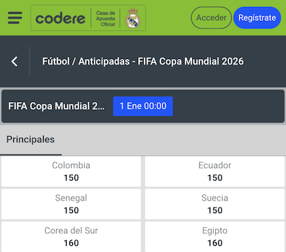 apuestas seleccion colombiana