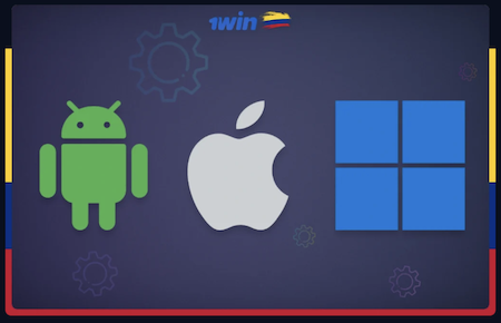 dispositivos de app 1win colombia