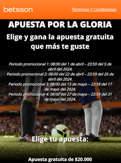 apuesta por la gloria en betsson app