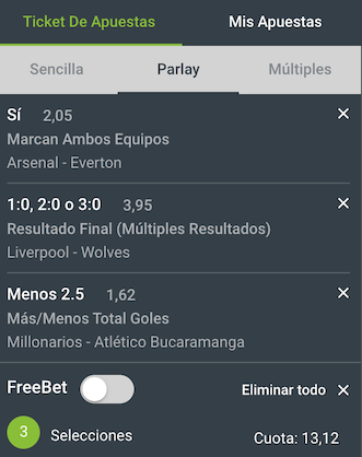 apuesta combinada para hoy