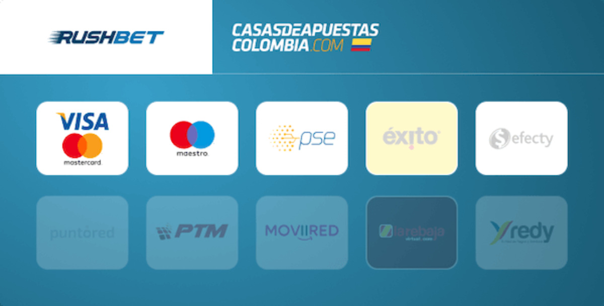 metodos de pago con rushbet colombia. 14-1-25.