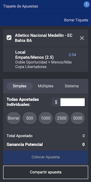 atletico nacional vs bahia: pronostico y apuestas.