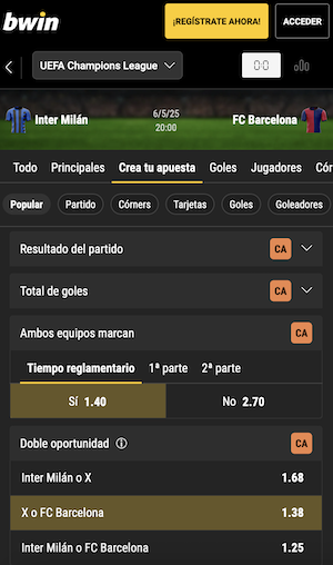 inter vs barcelona: pronostico y apuestas.