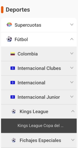apuestas de luckia a la kings league.
