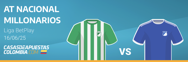 atletico nacional vs millonarios: pronostico y mejores cuotas.